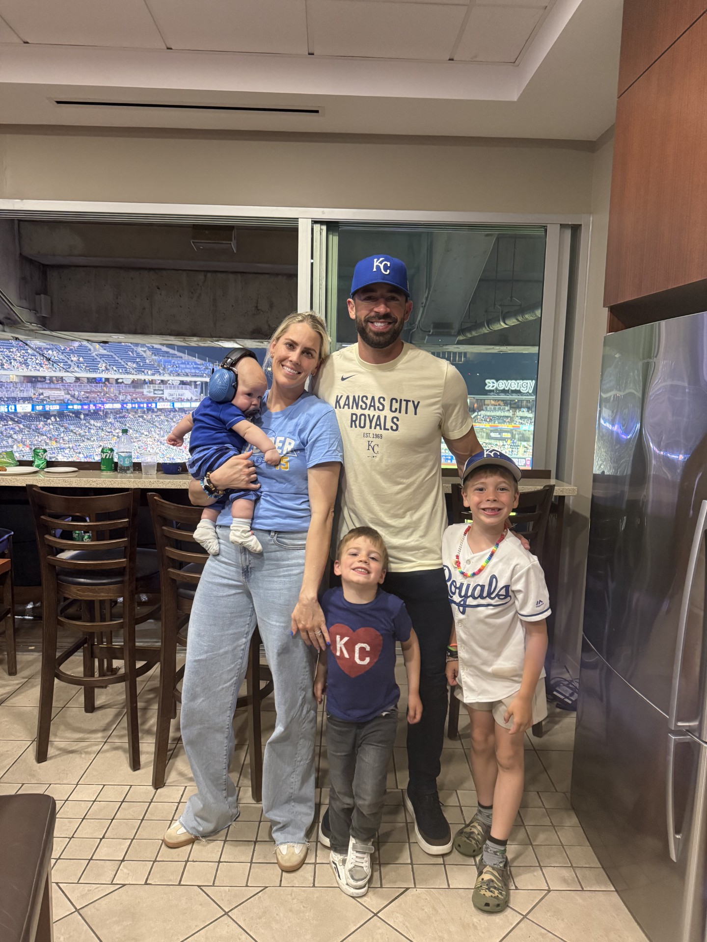 Family day at the Royals game with Roark & Sutton clients