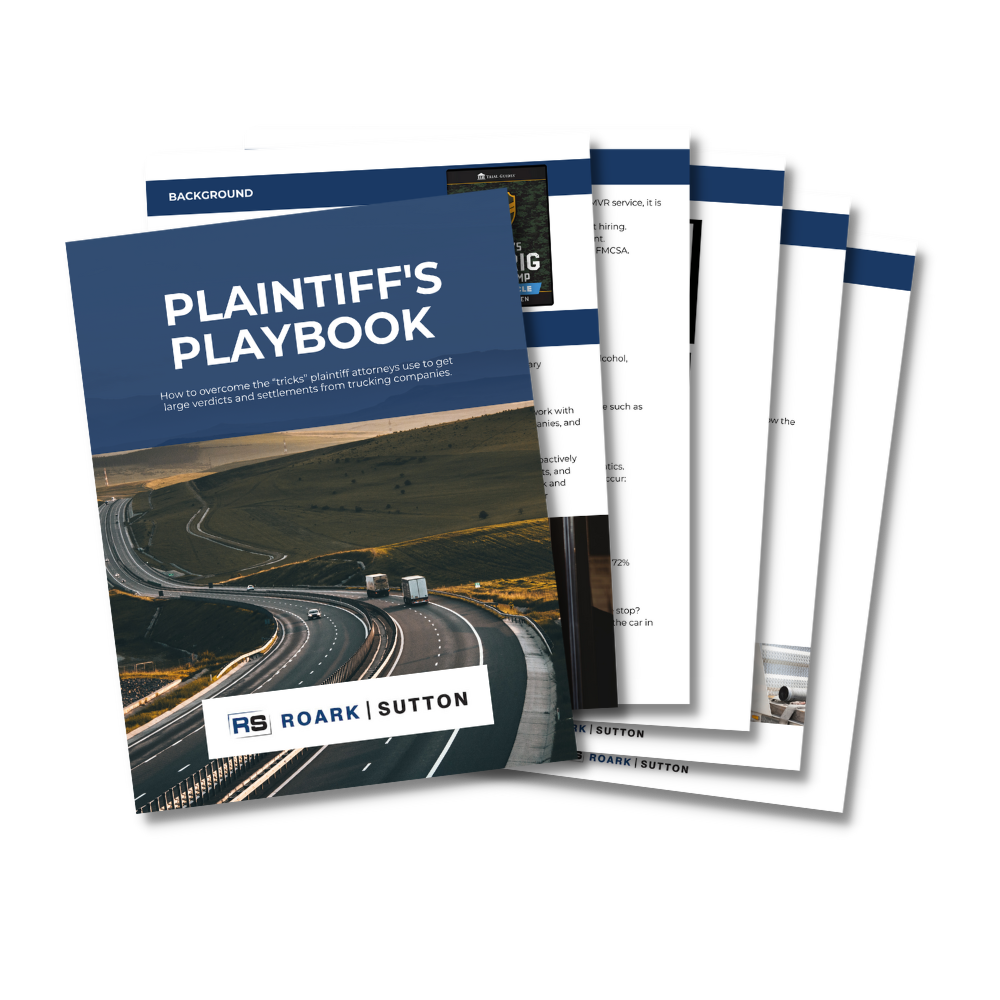 Plaintiff Playbook from Roark and Sutton