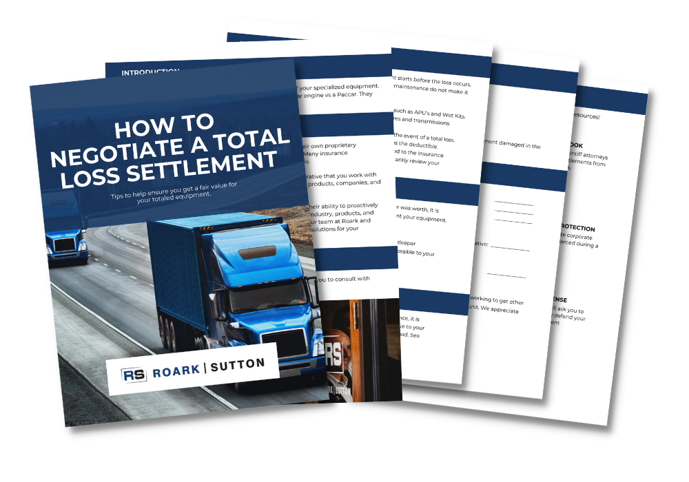 How to Negotiate a Total Loss for Trucking Fleets<br />
